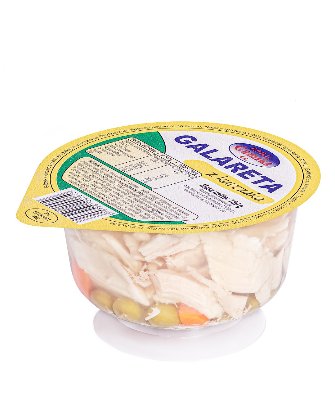 GAMIKS GALARETKA Z KURCZAKA 180g/12