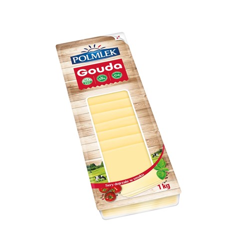 POLMLEK SER GOUDA PLASTRY 1kg/6
