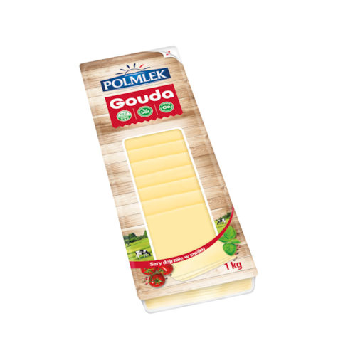 POLMLEK SER GOUDA PLASTRY 1kg/6