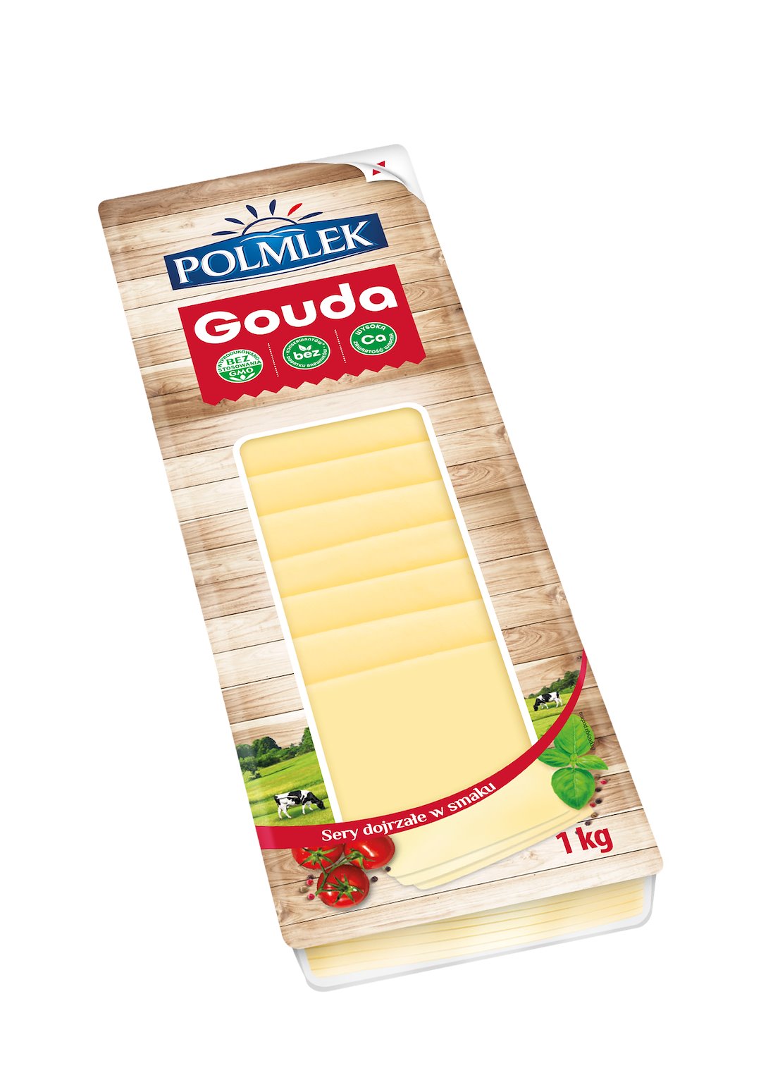 POLMLEK SER GOUDA PLASTRY 1kg/6
