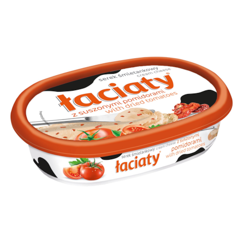 ŁACIATE SEREK TWAROGOWY SUSZONE POMIDORY 135g/12