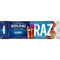 MORLINY BERLINKI KABANOSY NA RAZ CLASSIC 50g/18