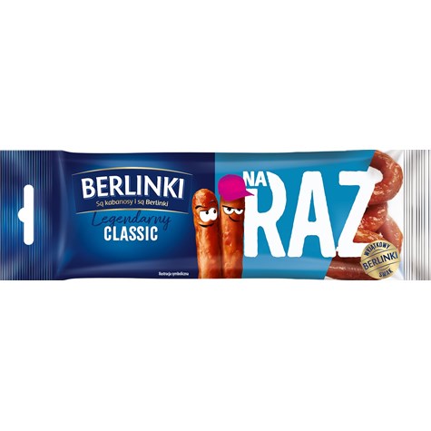 MORLINY BERLINKI KABANOSY NA RAZ CLASSIC 50g/18