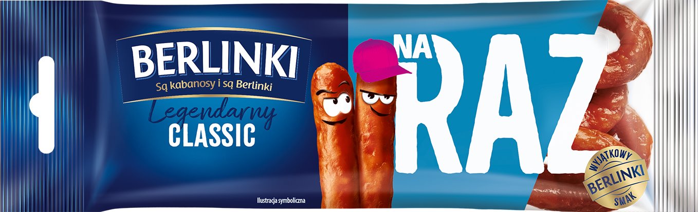 MORLINY BERLINKI KABANOSY NA RAZ CLASSIC 50g/18