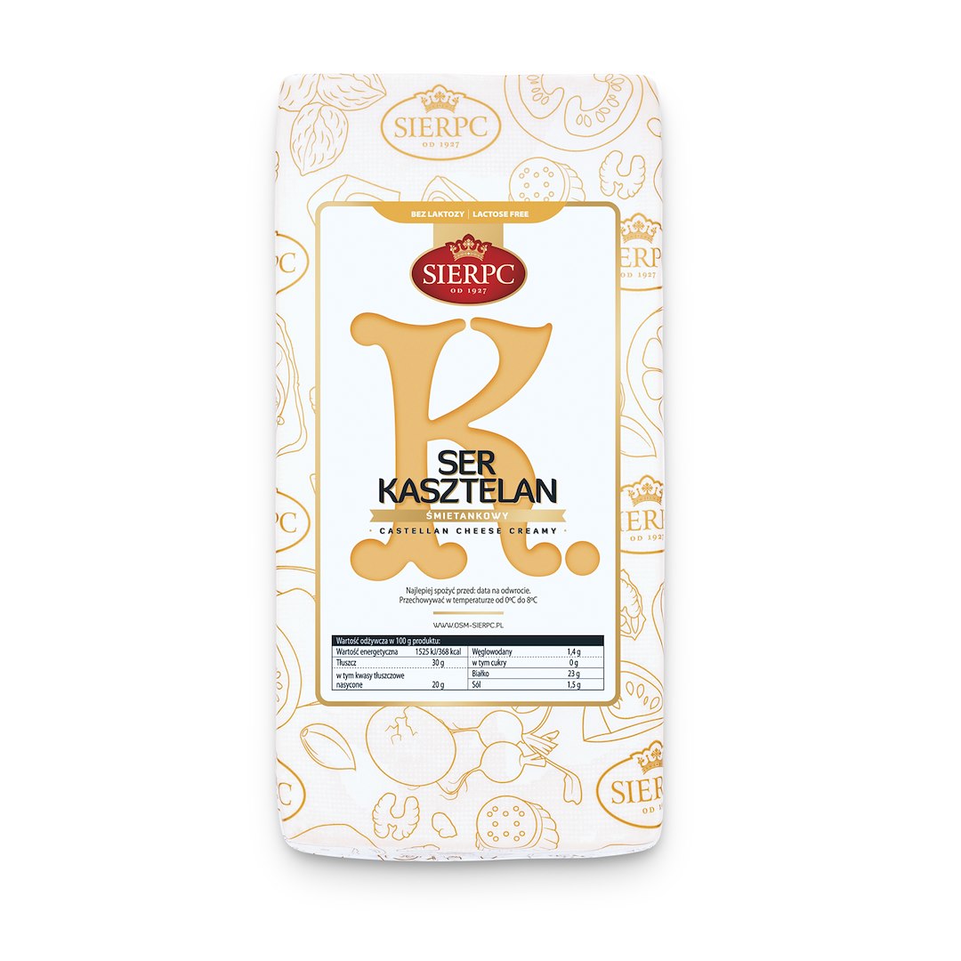 SER KASZTELAN ŚMIETANKOWY- SIERPC ok.4kg