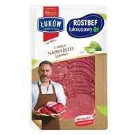 ŁUKÓW ROSTBEF LUKSUSOWY PLASTRY 100g /10