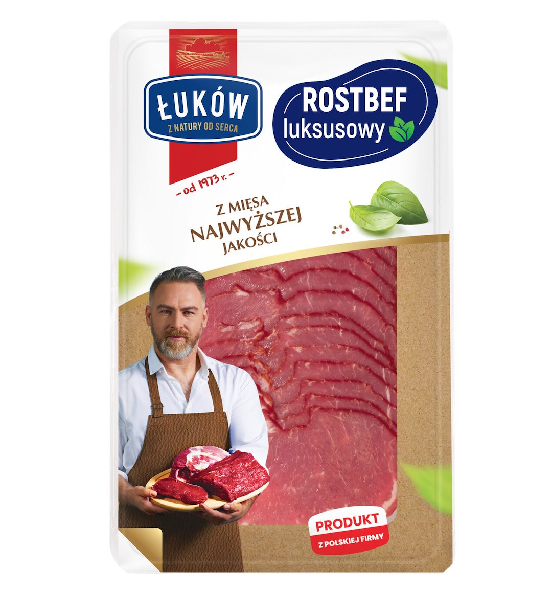 ŁUKÓW ROSTBEF LUKSUSOWY PLASTRY 100g /10