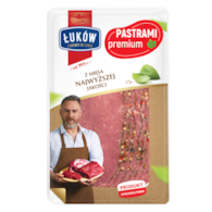 ŁUKÓW PASTRAMI PREMIUM PLASTRY 100g/10