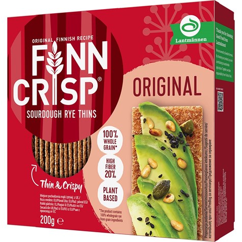 BENUS FINN CRISP CHLEB CHRUPKI ŻYTNI 200g/18