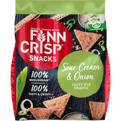 BENUS FINN CRISP SNACKS ŚMIETANA I CEBULKA 150g/10