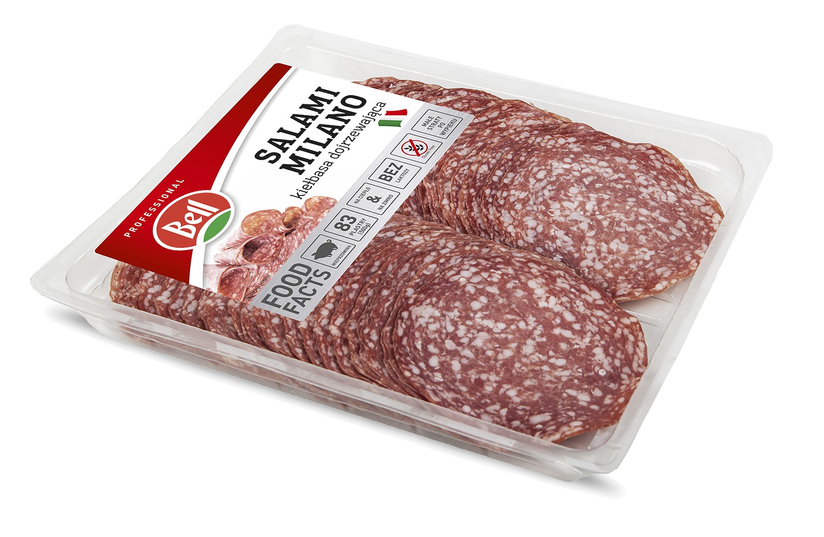 BELL SALAMI MILANO PLASTRY 500g/6