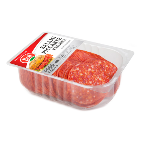 BELL SALAMI PICCANTE PLASTRY 500g/8