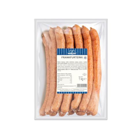 MORLINY FRANKFURTERKI MROŻONE 1kg/8