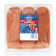 MORLINY SALAMI PEPPERONI PLASTRY 1kg/6