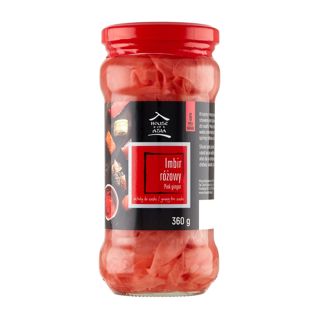 DC IMBIR RÓŻOWY DO SUSHI 360g/12