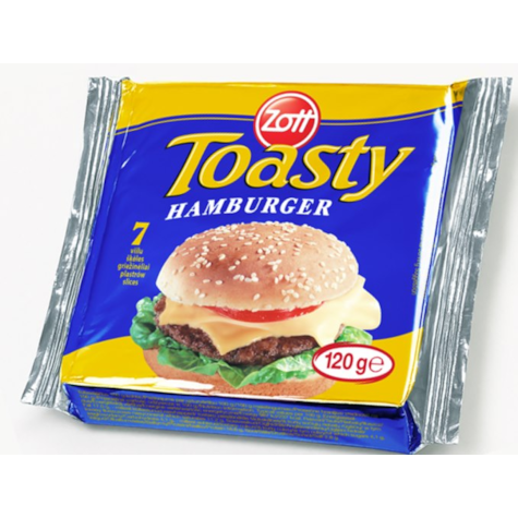ZOTT SER TOPIONY PLASTRY 120g/48 TOASTY SANDWICH