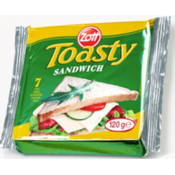 ZOTT SER TOPIONY PLASTRY 120g/48 TOASTY HAMBURGER