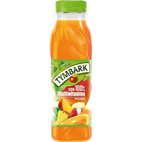 TYMBARK SOK 100% PET MULTIWITAMINA 300ml/12 (K)