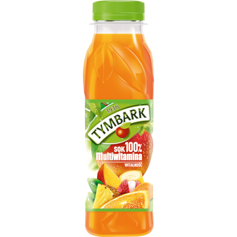TYMBARK SOK 100% PET MULTIWITAMINA 300ml/12 (K)