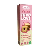 INCOLA CIASTKA MALINA-WANILIA 120g/12 BEZGLUTENOWE