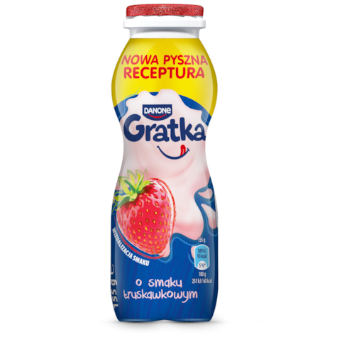 DANONE GRATKA JOGURT PITNY TRUSK-BANAN 155g/8