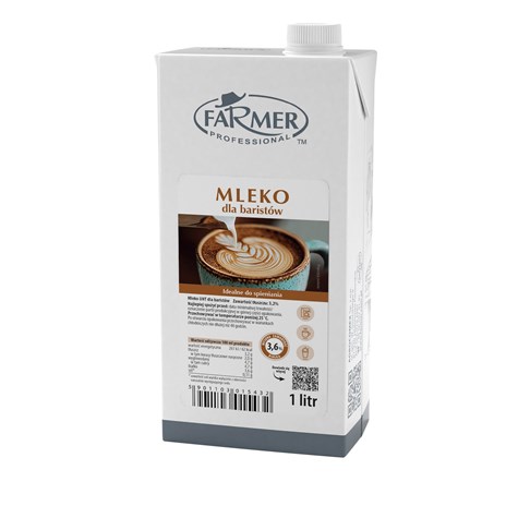 FARMER MLEKO UHT 3,2% DLA BARISTÓW 1L/12