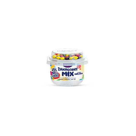 DANONE JOGURT ZAKRĘCONY MIX 125g/12