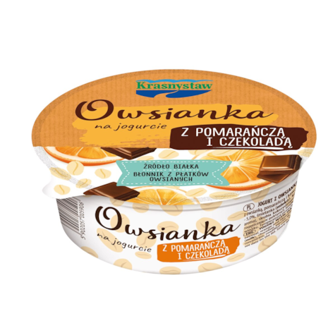 KRASNYSTAW OWSIANKA POMARAŃCZA-CZEK 250g/6 miska