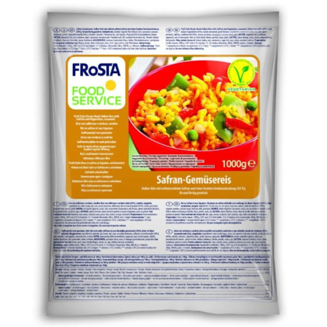FROSTA RYŻ Z SZAFRANEM I WARZYWAMI 1kg/10