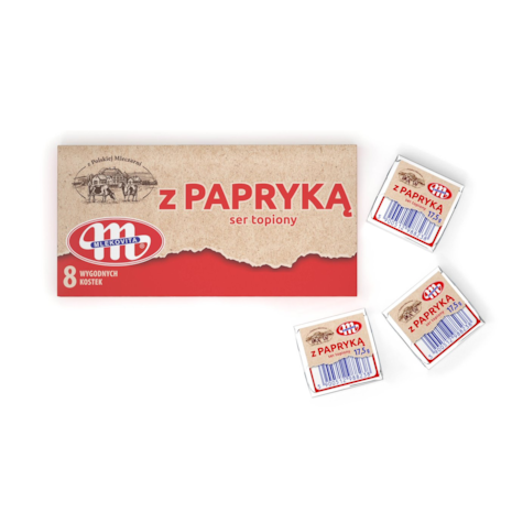 MLEKOVITA SEREK TOPIONY Z PAPRYKĄ 140g/10