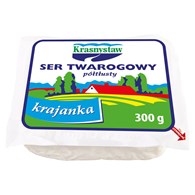 KRASNYSTAW TWARÓG PÓŁTŁUSTY KRAJANKA 300g/20