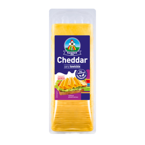 ŁOWICZ SER CHEDDAR PLASTRY 1kg/6