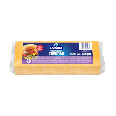LACTIMA SER TOPIONY CHEDDAR W PLASTRACH 1050g/10