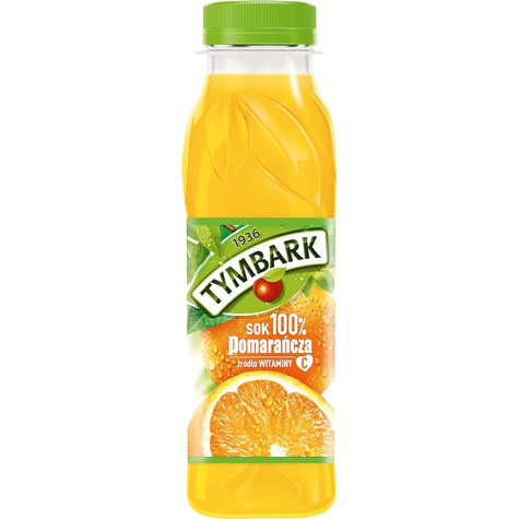 TYMBARK SOK 100% PET POMARAŃCZA 300ml/12 (K)