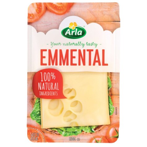 ARLA SER EMMENTALER PLASTRY 150g/14