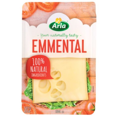ARLA SER EMMENTALER PLASTRY 150g/14