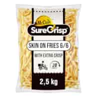 MCCAIN FRYTKI SURECRISP SKIN ON 6/6 mm 2,5kg/5