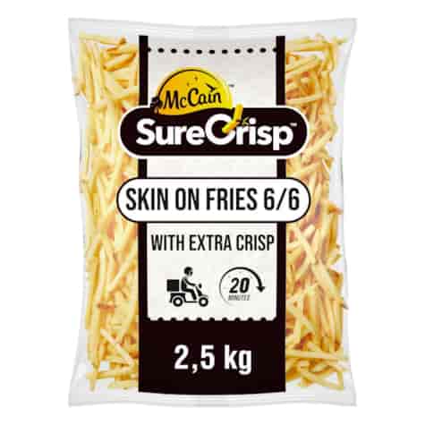 MCCAIN FRYTKI SURECRISP SKIN ON 6/6 mm 2,5kg/5