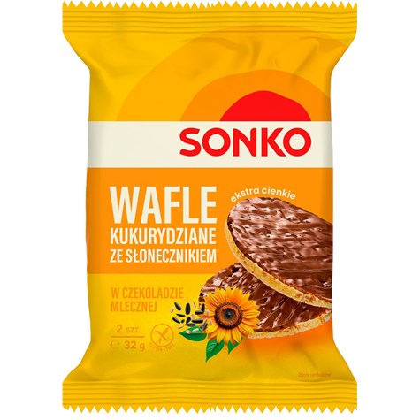 SONKO WAFLE KUKUR. ZE SŁONECZ. W CZEK.ML.32g/16