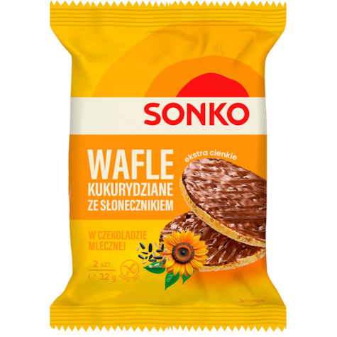 SONKO WAFLE KUKUR. ZE SŁONECZ. W CZEK.ML.32g/16