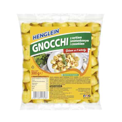 HENGLEIN GNOCCHI Z SERKIE ŚMIE I CZOSNK 300g/6