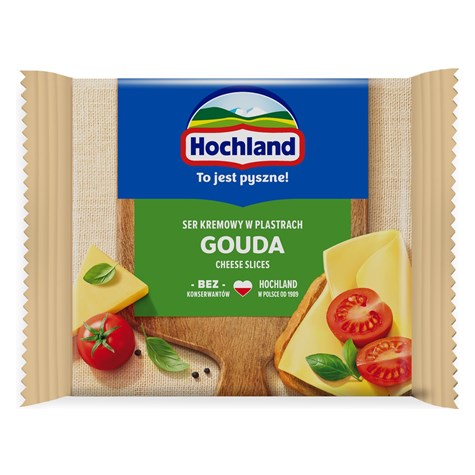 HOCHLAND PLASTRY KREM. TOPIONE GOUDA 130g/12