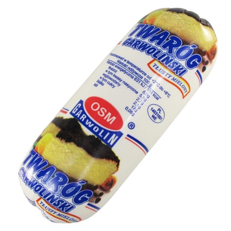 GARWOLIN TWARÓG MIELONY TŁUSTY ok.500g BATON FOLIA