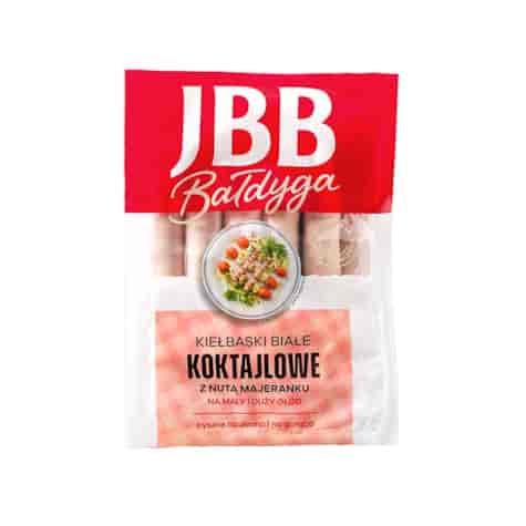 JBB KIEŁBASKI BIAŁE KOKTAJLOWE ok 0,5kg