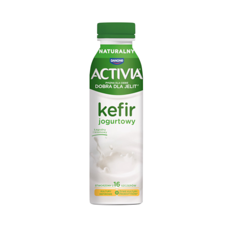 DANONE ACTIVIA KEFIR NATURALNY 280g/8