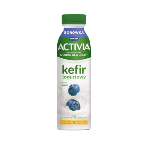 DANONE ACTIVIA KEFIR BORÓWKOWY 280g/8