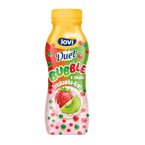 JOVI NAPÓJ BUBBLE TRUSKAWKA-KIWI 230g/12