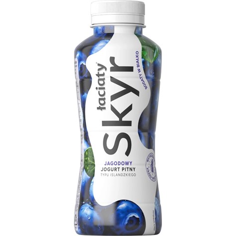 ŁACIATE JOGURT SKYR PITNY JAGODA 360g/12