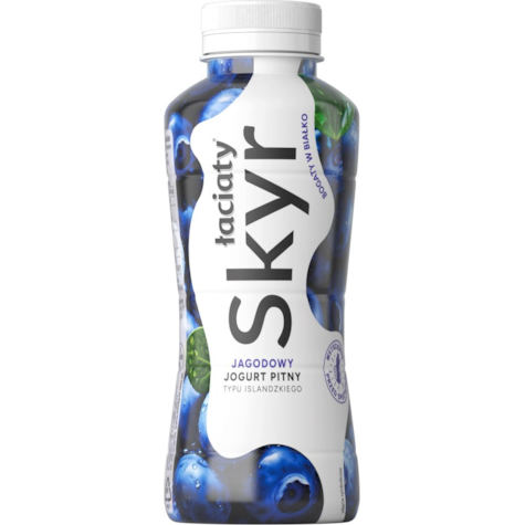 ŁACIATE JOGURT SKYR PITNY JAGODA 360g/12