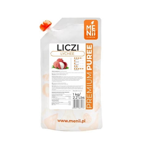 MENII PREMIUM PUREE LICZI 1kg/5
